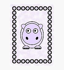 Little Cute Hippopotamus Photographic Print
