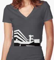 Tricorn Concept Art Women's Fitted V-Neck T-Shirt