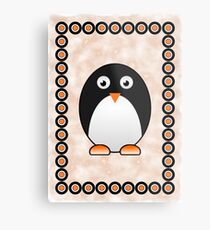Little Cute Penguin Metal Print