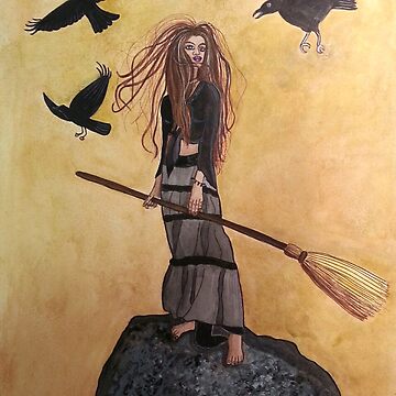 Artwork thumbnail, Tonight, I FLY! - Witch Art by CarolOchs