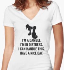 Megara Women's Fitted V-Neck T-Shirt