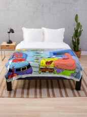 SPONGEBOB SQUAREPANTS AND FRIENDS Throw Blanket