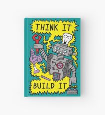 Think Build Robot Hardcover Journal