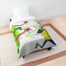 Rick and morty portal monster Comforter