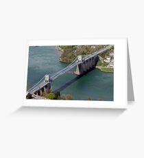 Menai Suspension Bridge Greeting Card