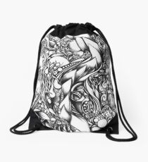 Doodle 1- Life Drawstring Bag