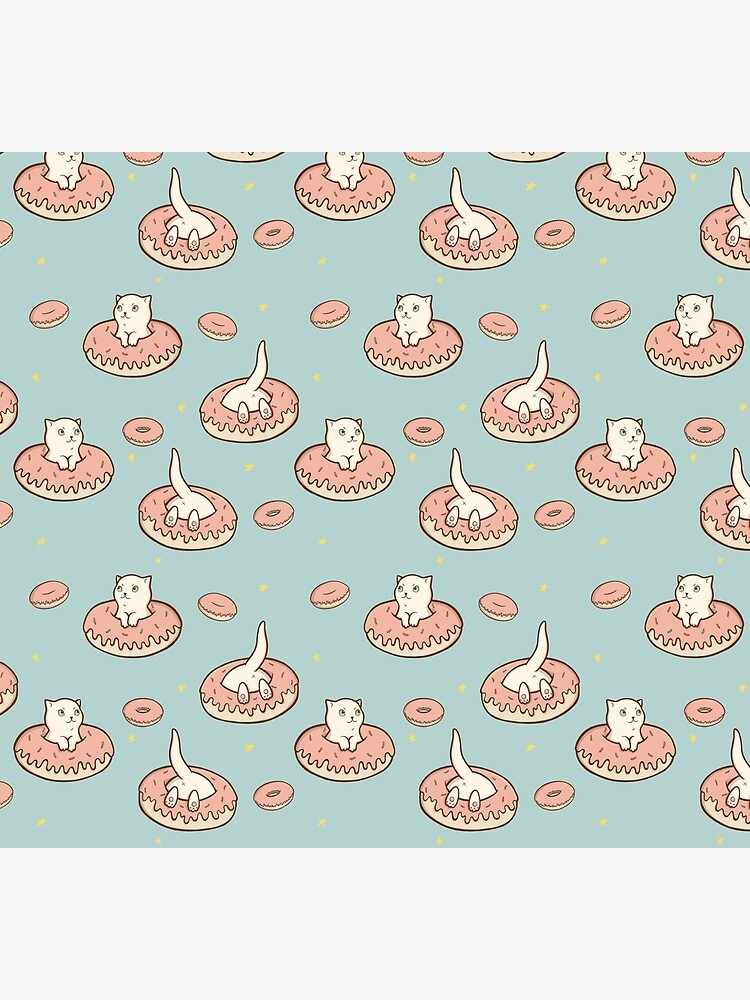 Cat Donut by adelaydeart