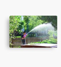 Summer Soaking Metal Print