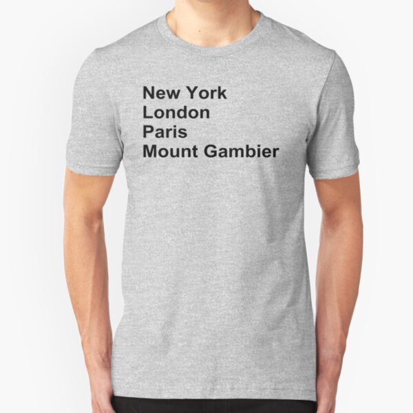 New York London Paris Mount Gambier Slim Fit T-Shirt