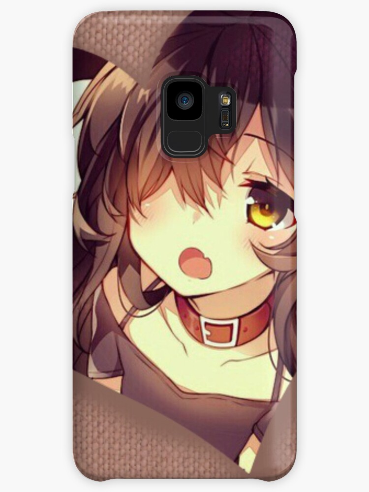 anime neko girl heart cases skins for samsung galaxy by