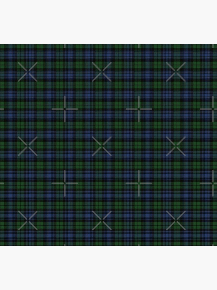 Black Watch Ancient Original Scottish Tartan by DiamondWillow