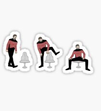 Riker Sitting Sticker