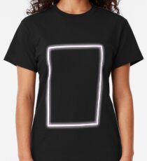 Pink Glowing Neon Rectangle Classic T-Shirt