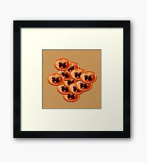 Morning eggs Framed Print