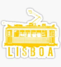 Lisboa yellow Sticker