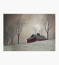 Majestic Winter Night Photographic Print