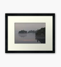 Islands in the Mist Framed Print