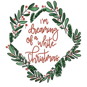 Dreaming of a White Christmas Wreath