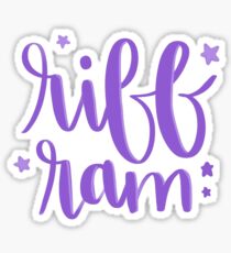 TCU riff ram Sticker