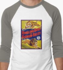 Ringling Brothers & Barnum & Bailey Vintage Poster Baseball ¾ Sleeve T-Shirt