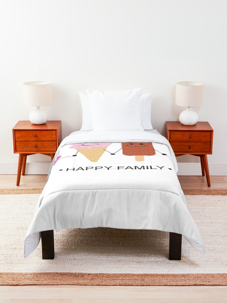 Alternate view of Happy family Comforter