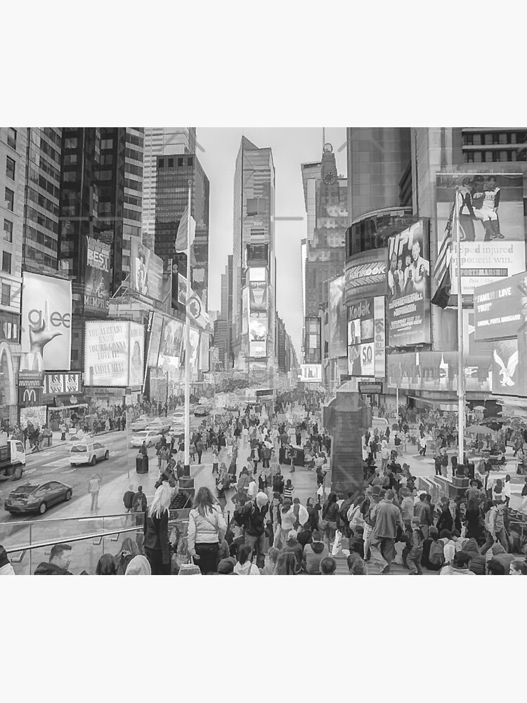 Times Square Tourists (pencil and ink sketch) by RayW