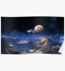 Rendezvous at Blue Hills - Space Pirates Poster