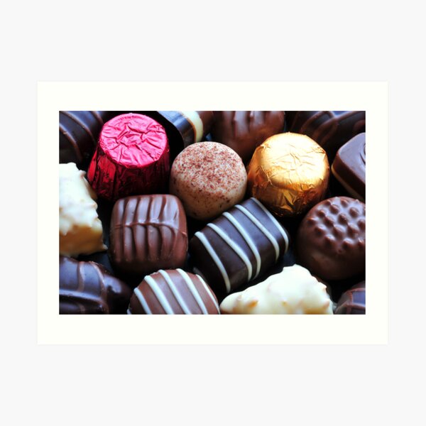Chocolates Art Print