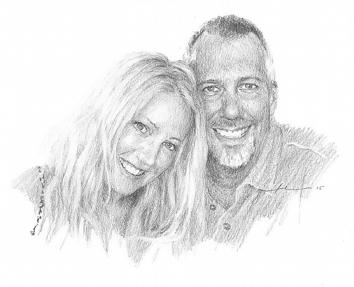 "new older couple drawing" by mike theuer Redbubble