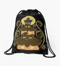 Pumpkaboo tower Drawstring Bag