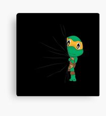 HIDDEN TMNT michelangelo ! Canvas Print