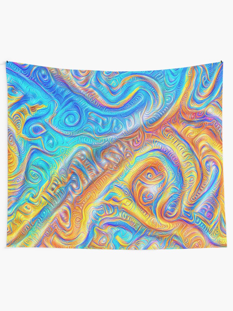 Alternate view of Abstraction #D Wall Tapestry
