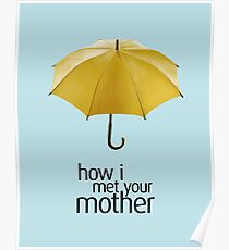 Yellow Umbrella. How I Met Your Mother. Poster