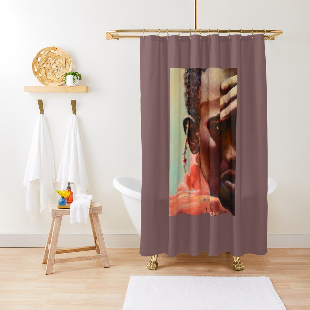 Dignity - African Maasai Shower Curtain