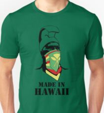 Made In Hawaii_BLACK outline Unisex T-Shirt