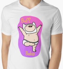 Je suis un bébé Buff T-shirt col V