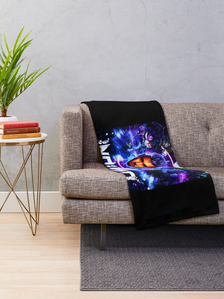 Chris Indigo Brown Throw Blanket By 36pett Redbubble