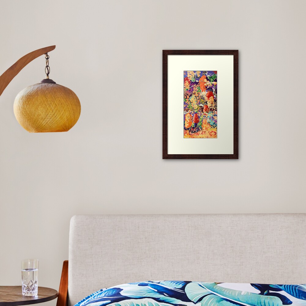 Autumnal Trees Framed Art Print