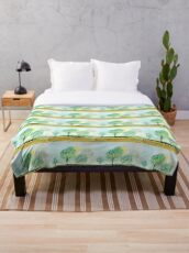 Dream Trees Throw Blanket