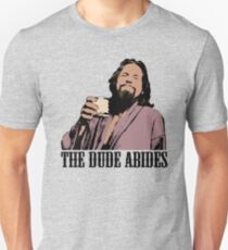The Big Lebowski The Dude Abides Color T-Shirt Unisex T-Shirt