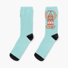 Christmas Kiss Sloth with Mistletoe Socks