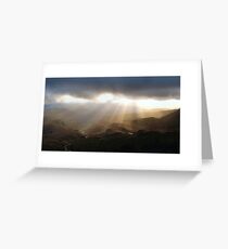 A break in the clouds Greeting Card