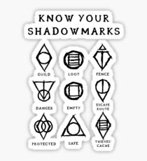 Know Your Shadowmarks (Dark) Sticker