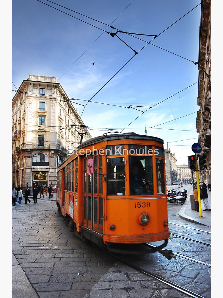 Tram in Milan by stephenknowles