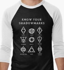 Know Your Shadowmarks (Light) Men's Baseball ¾ T-Shirt