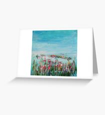 abstract landscape Greeting Card
