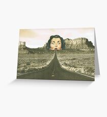 The road ahead Greeting Card