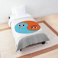 Yin and Yang Gumball and Darwin Comforter