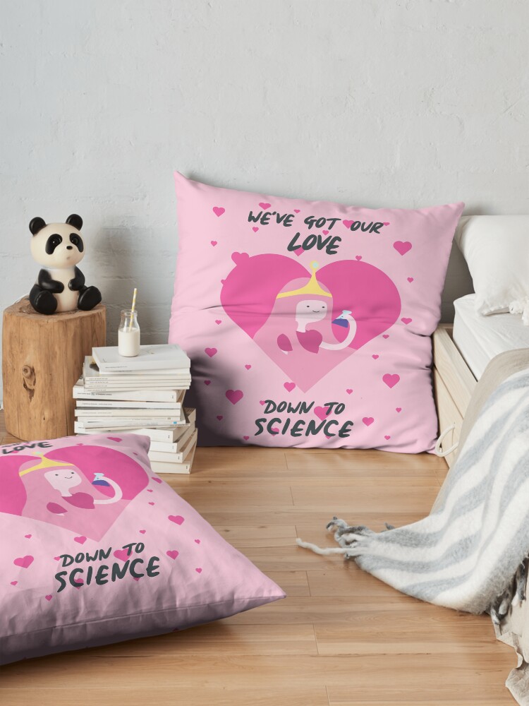 Alternate view of We've Got Our Love Down To Science (Adventure Time) Floor Pillow