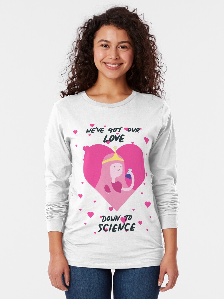 Vista alternativa de Camiseta de manga larga Tenemos nuestro amor hasta la ciencia (Hora de aventura)